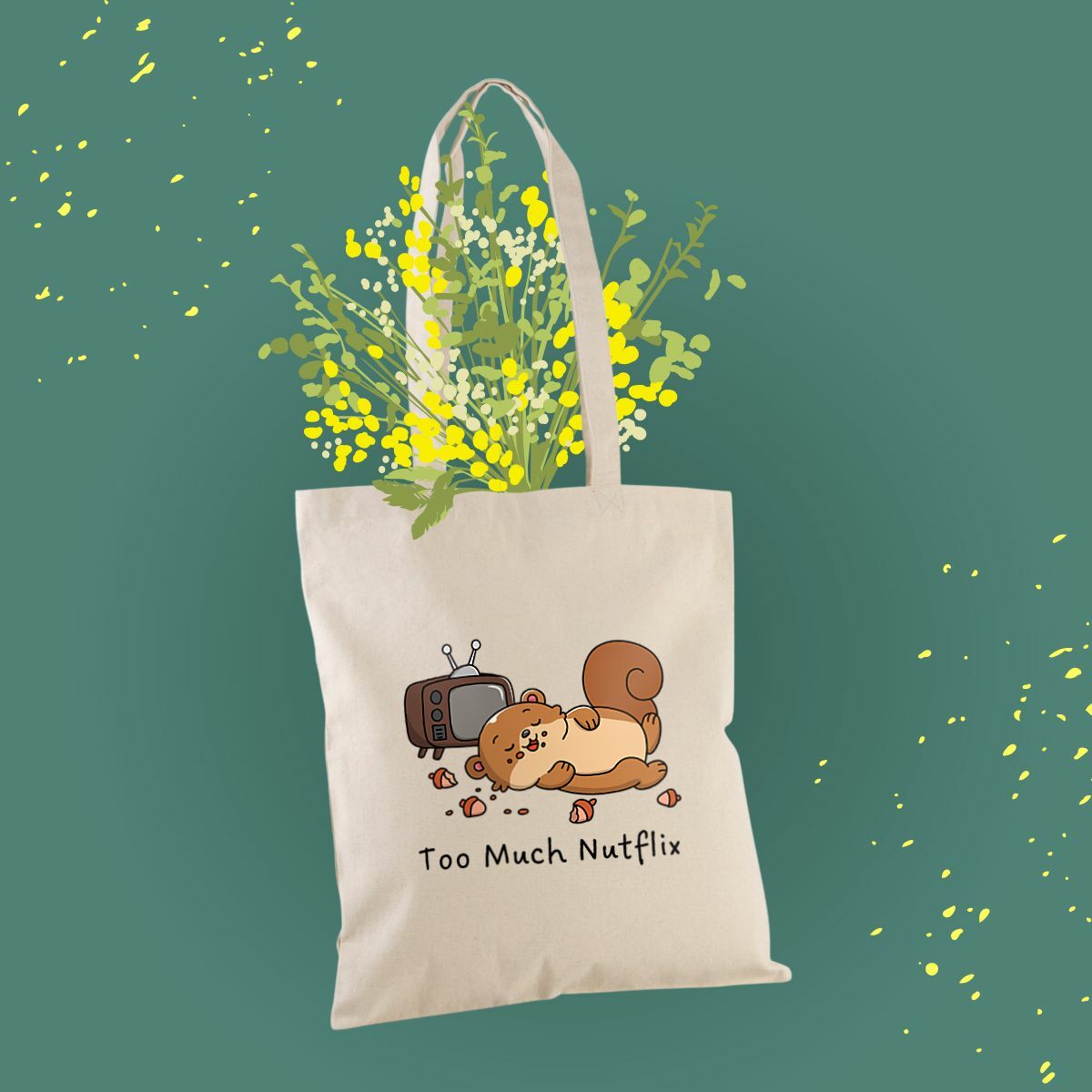 totebag coton écureuil