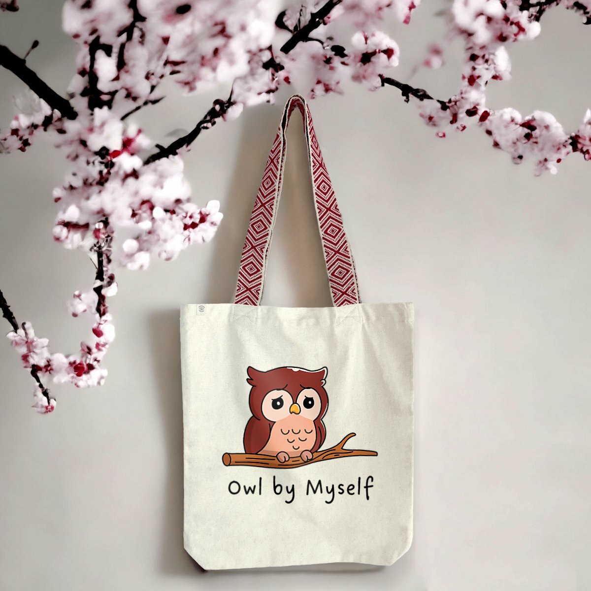 totebag éthnique hibou