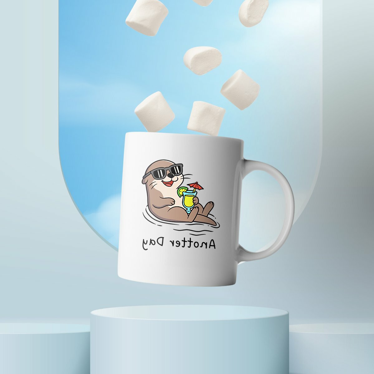 Mug céramique loutre