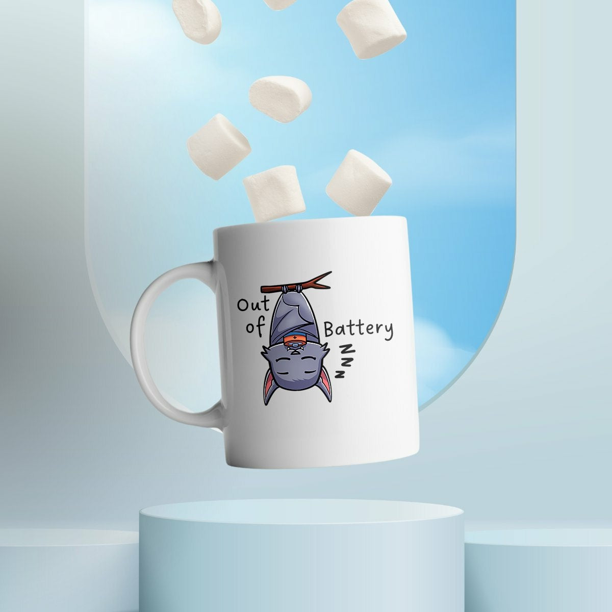 Mug céramique chauve-souris