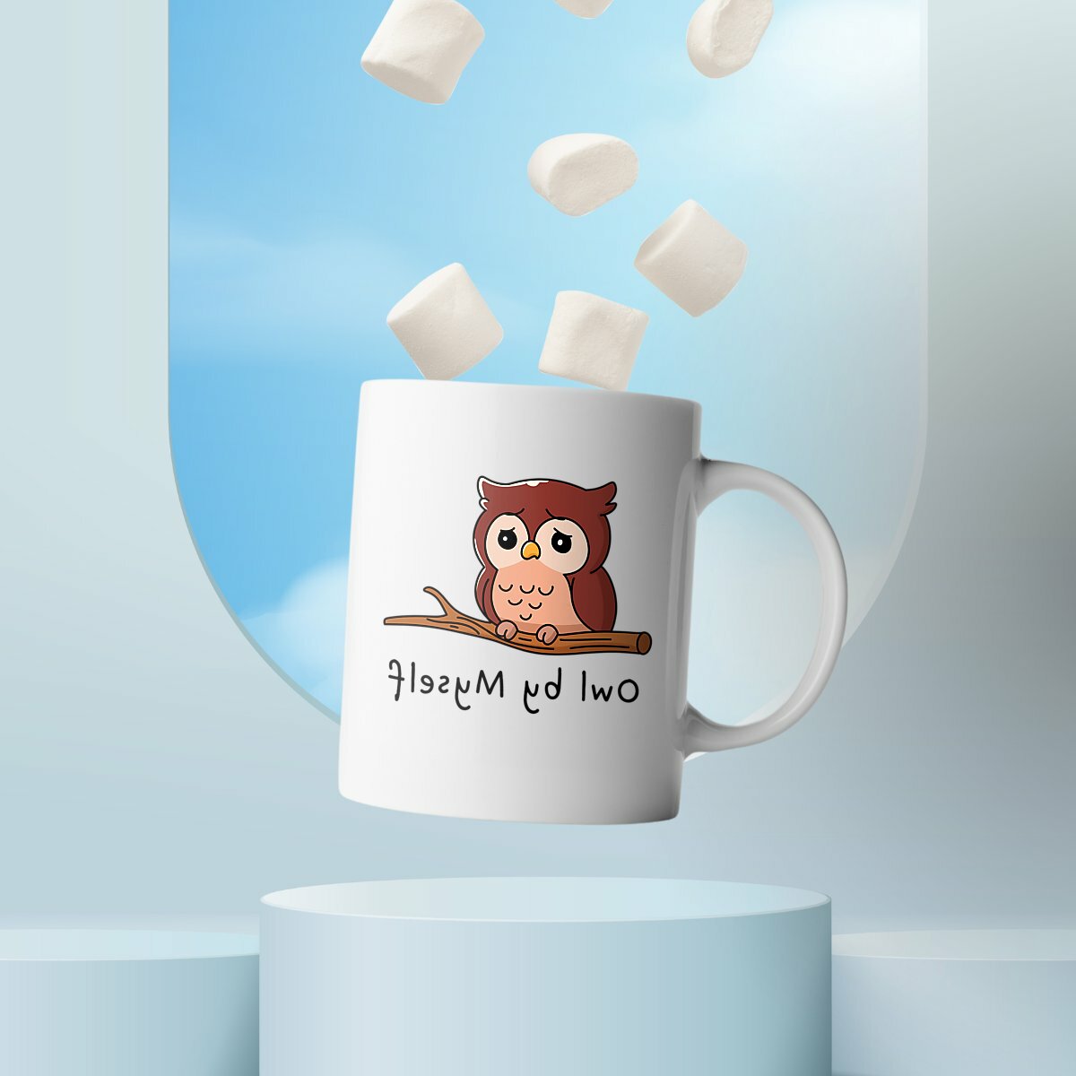 Mug céramique hibou