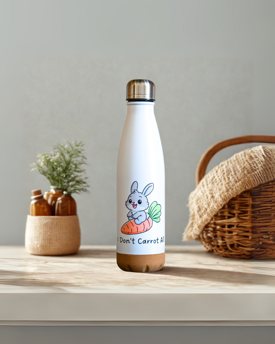 Gourde lapin 500 ml base en liège