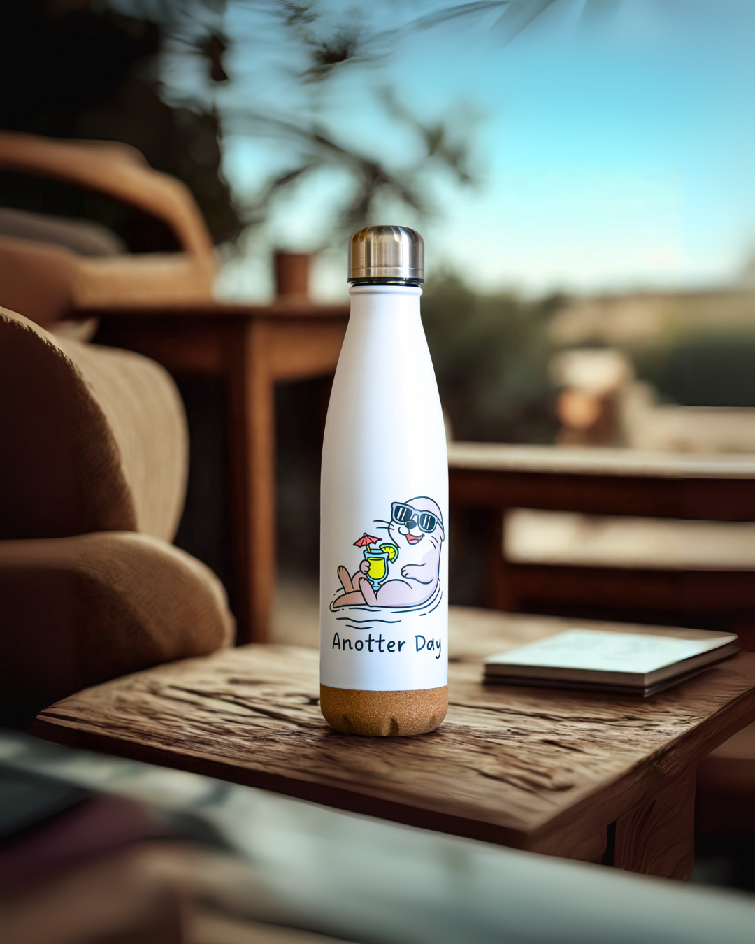 500 ml fox bottle with cork base