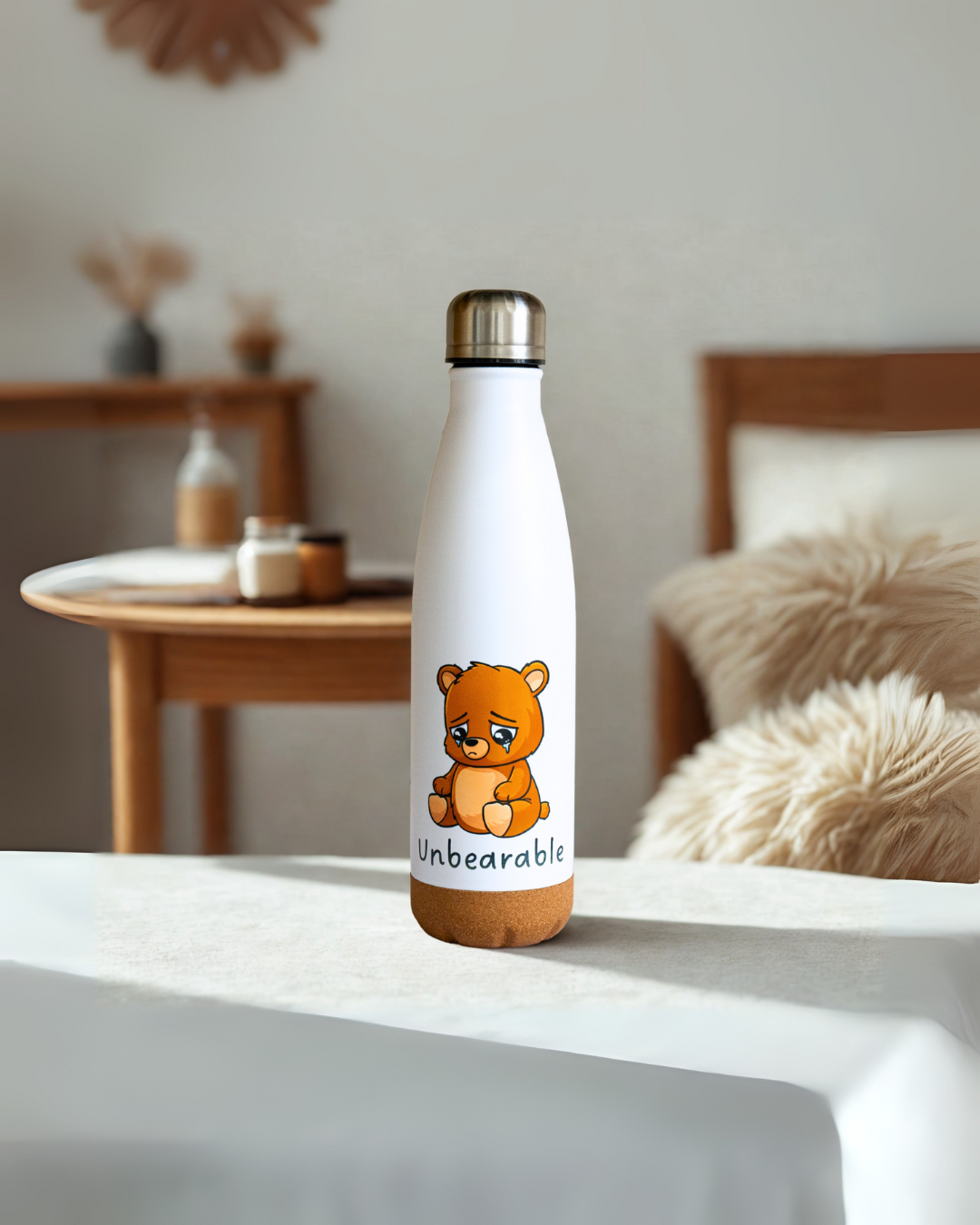 Gourde ours 500 ml base en liège