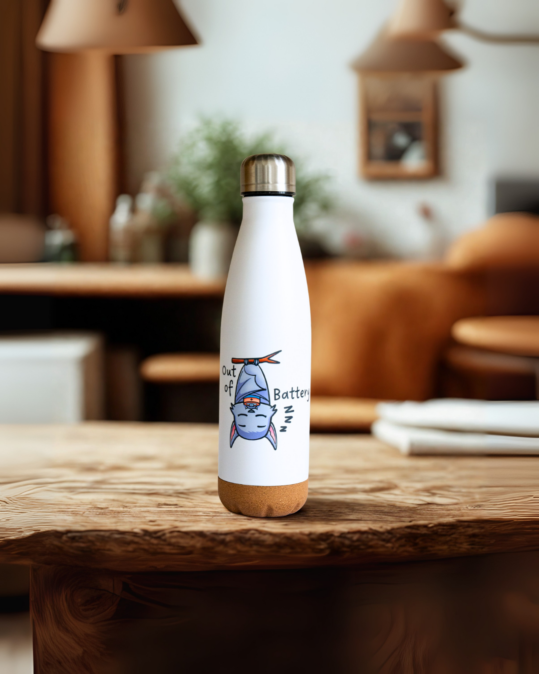 Gourde chauve-souris 500 ml base en liège (Copie)