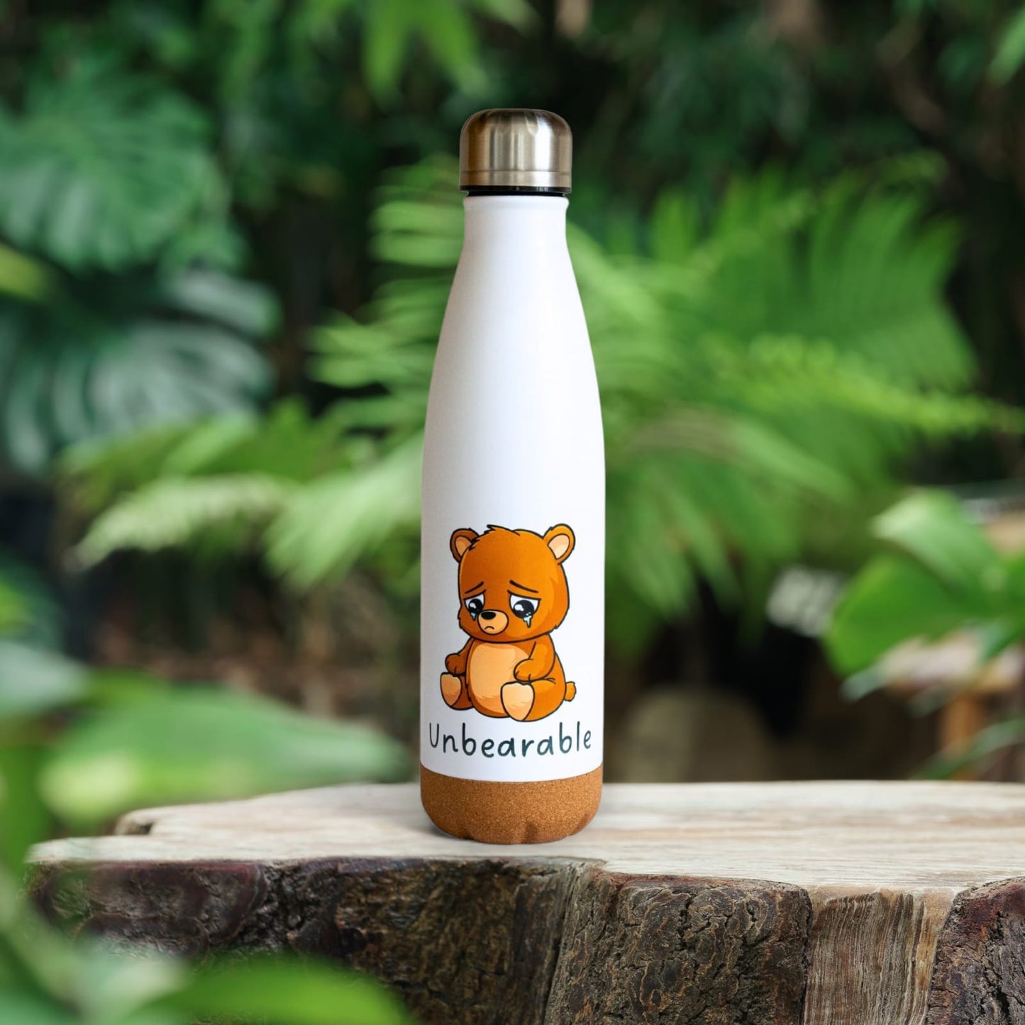 Gourde ours 500 ml base en liège