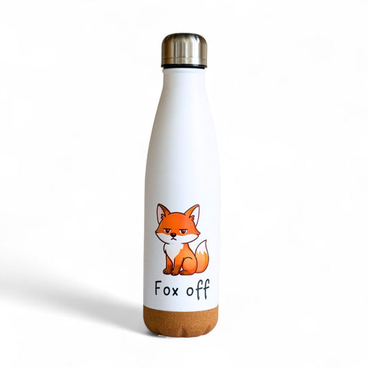 Gourde renard 500 ml base en liège