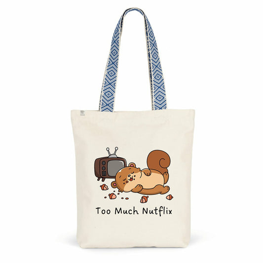 totebag éthnique écureuil