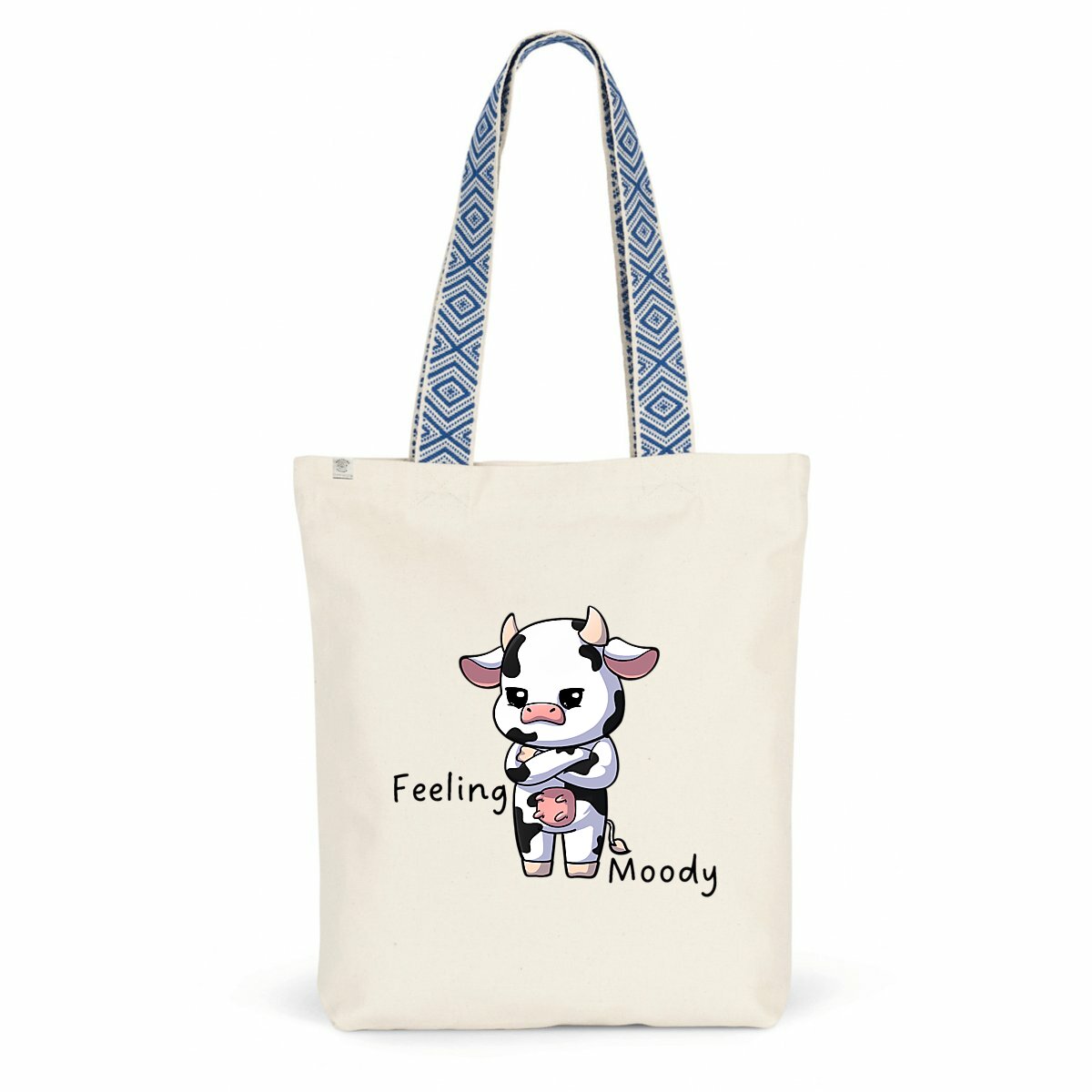 totebag éthnique vache