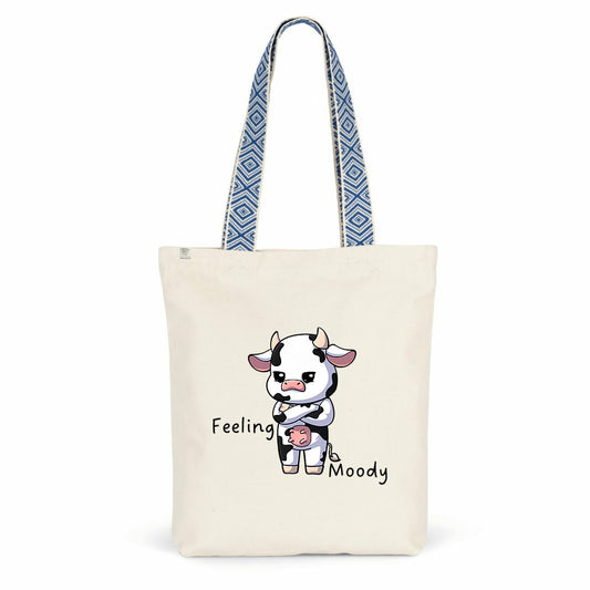 totebag éthnique vache