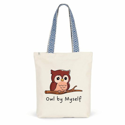 totebag éthnique hibou