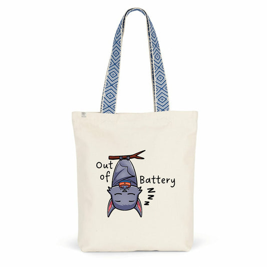 totebag éthnique chauve-souris