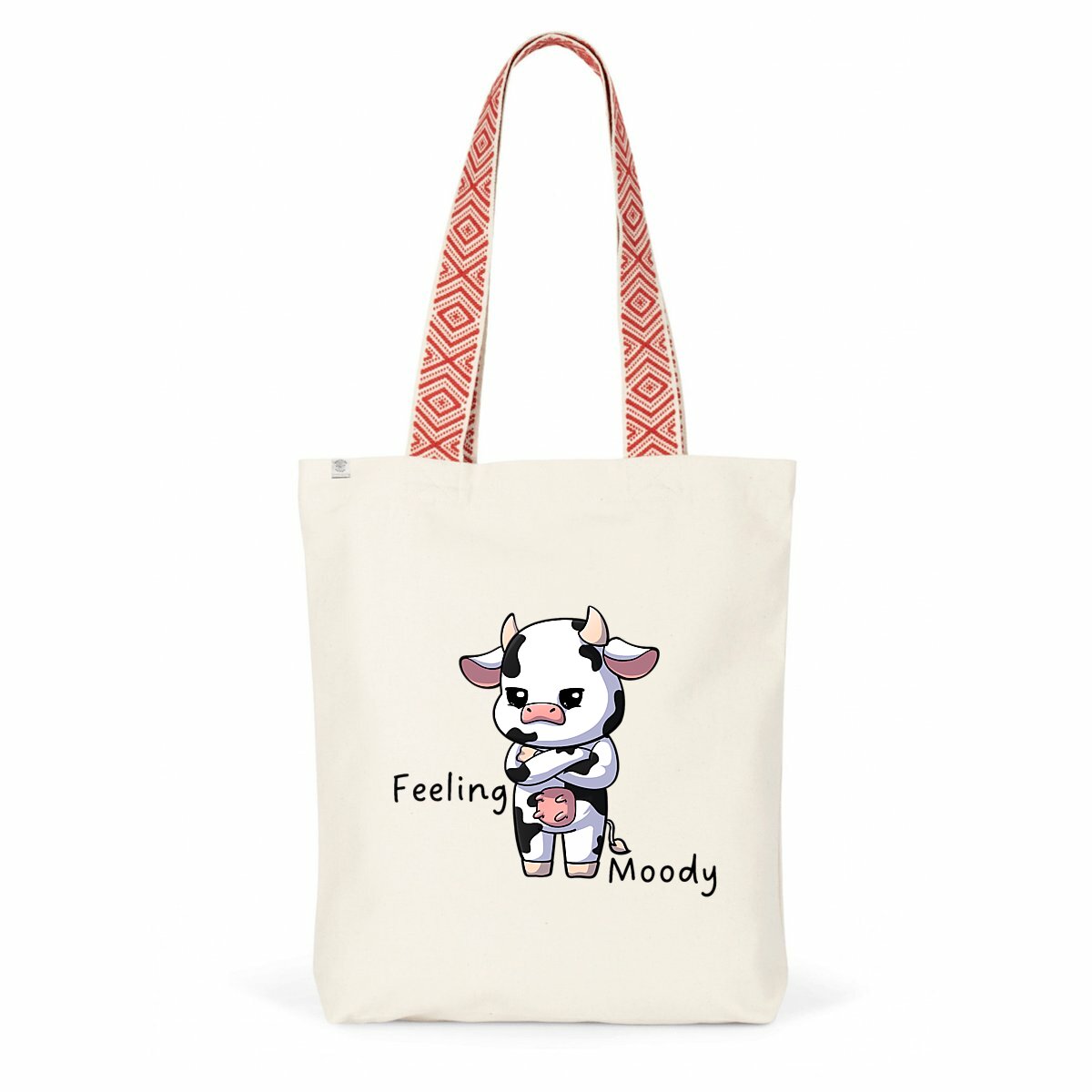 totebag éthnique vache