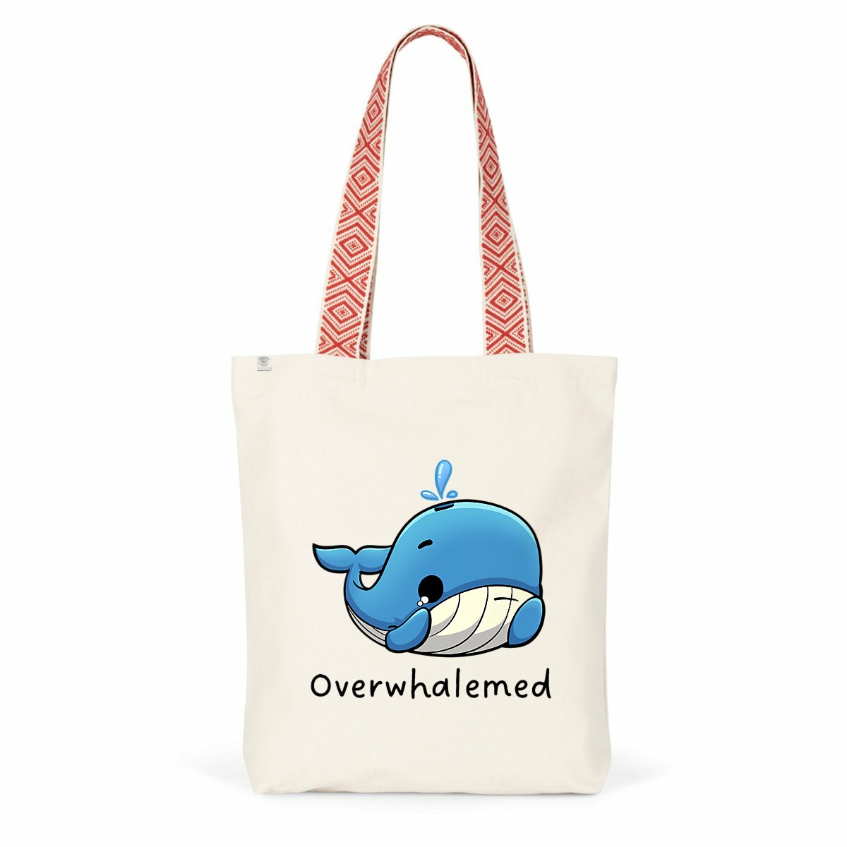 totebag éthnique baleine
