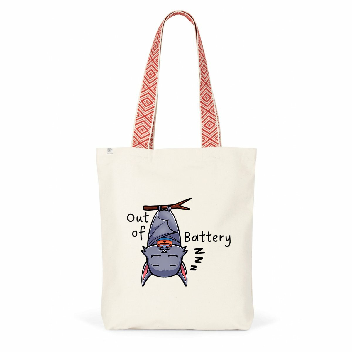 totebag éthnique chauve-souris