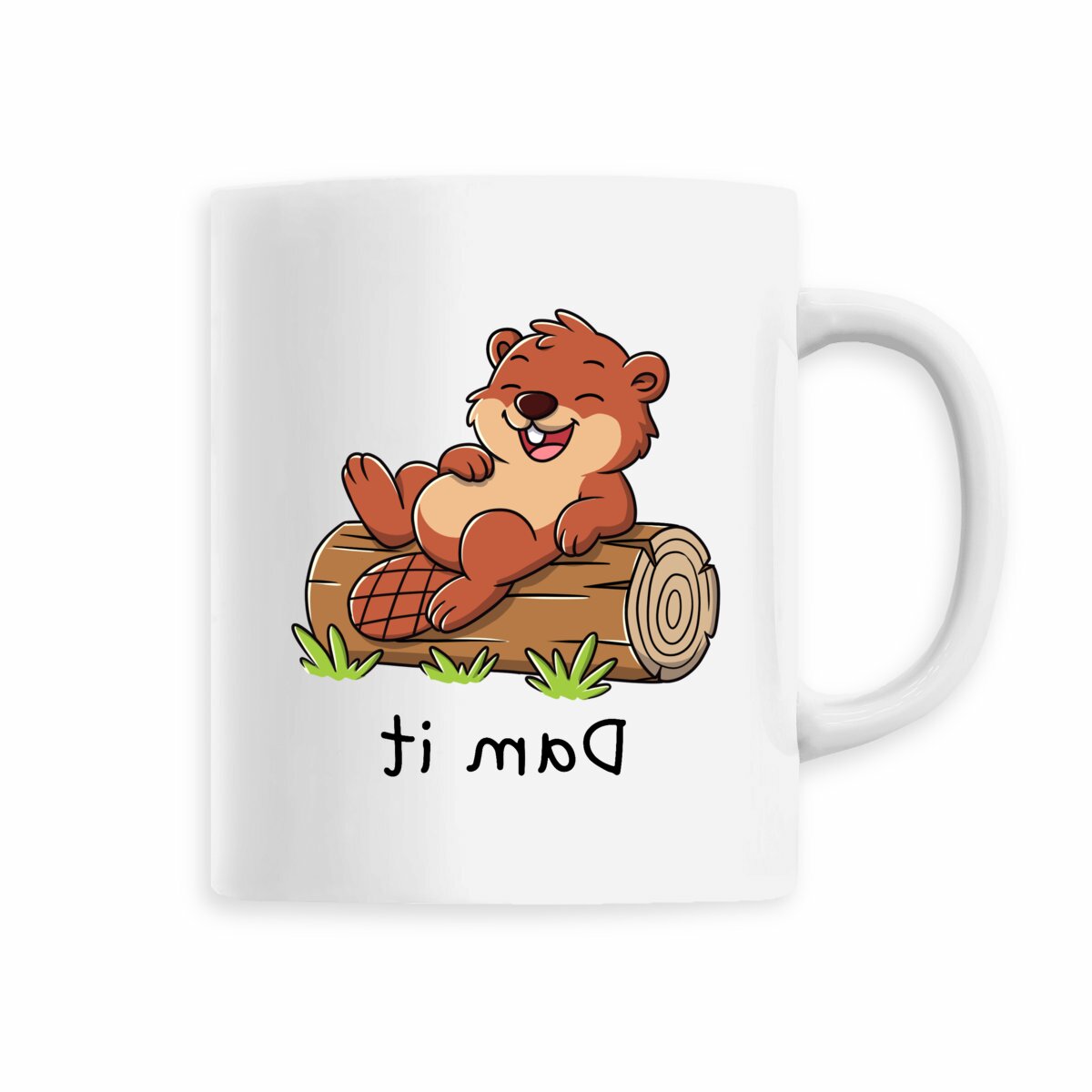 Mug céramique castor