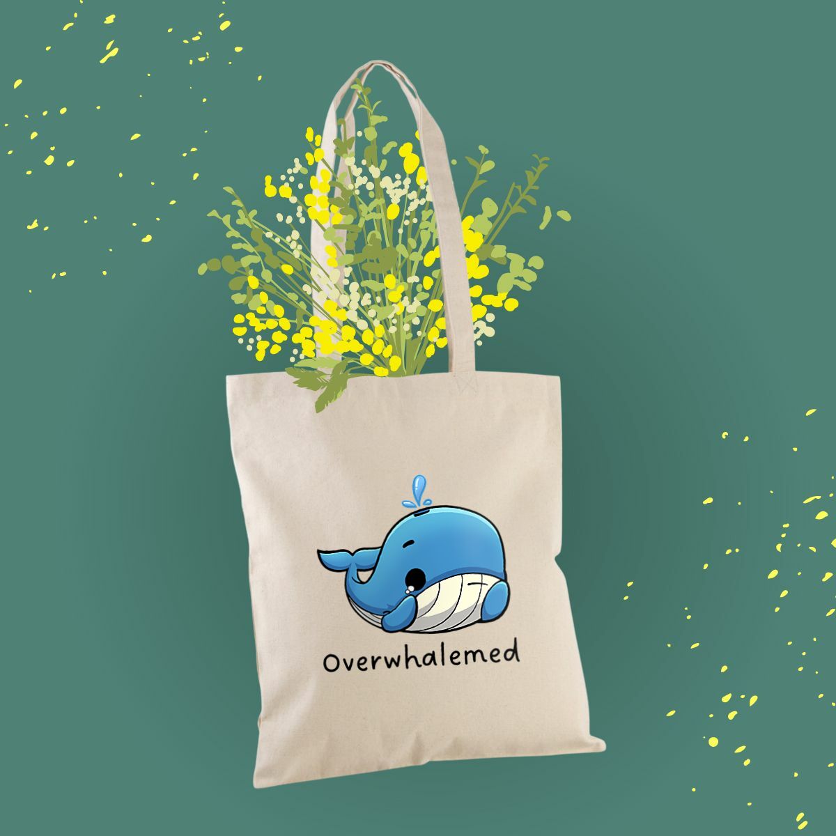 totebag coton baleine