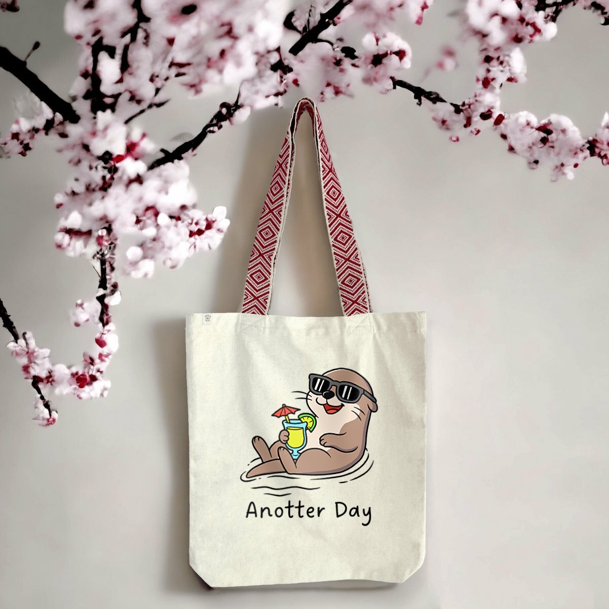 totebag éthnique loutre