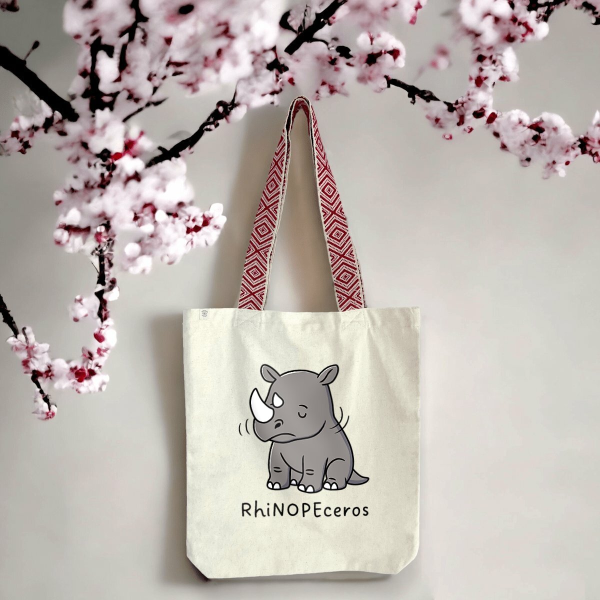 totebag éthnique rhino