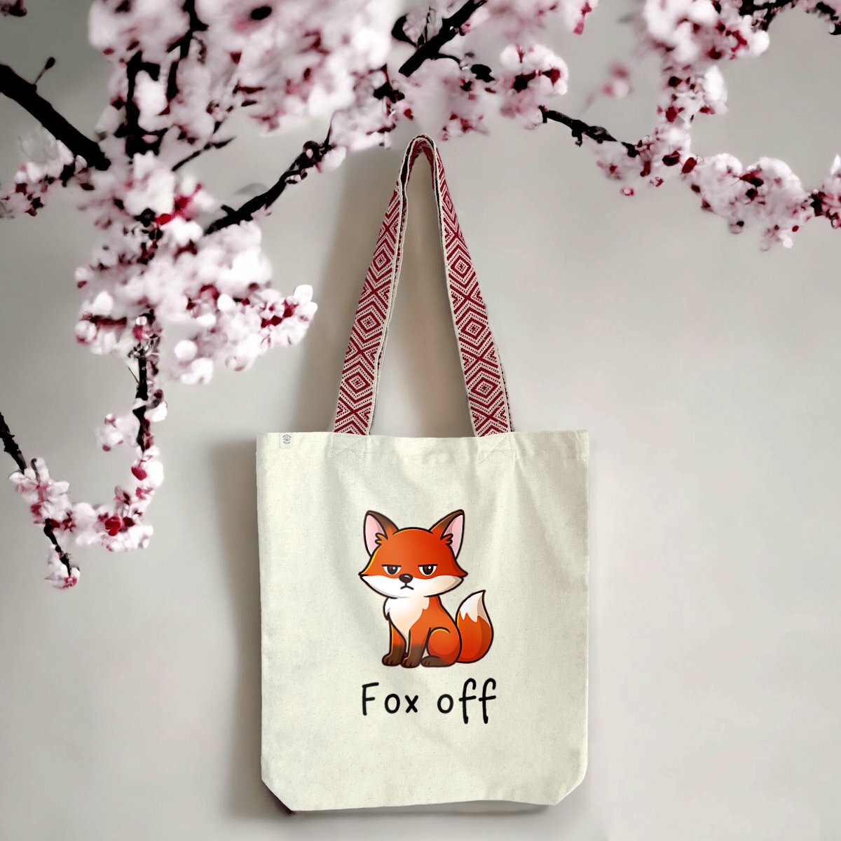 totebag éthnique renard