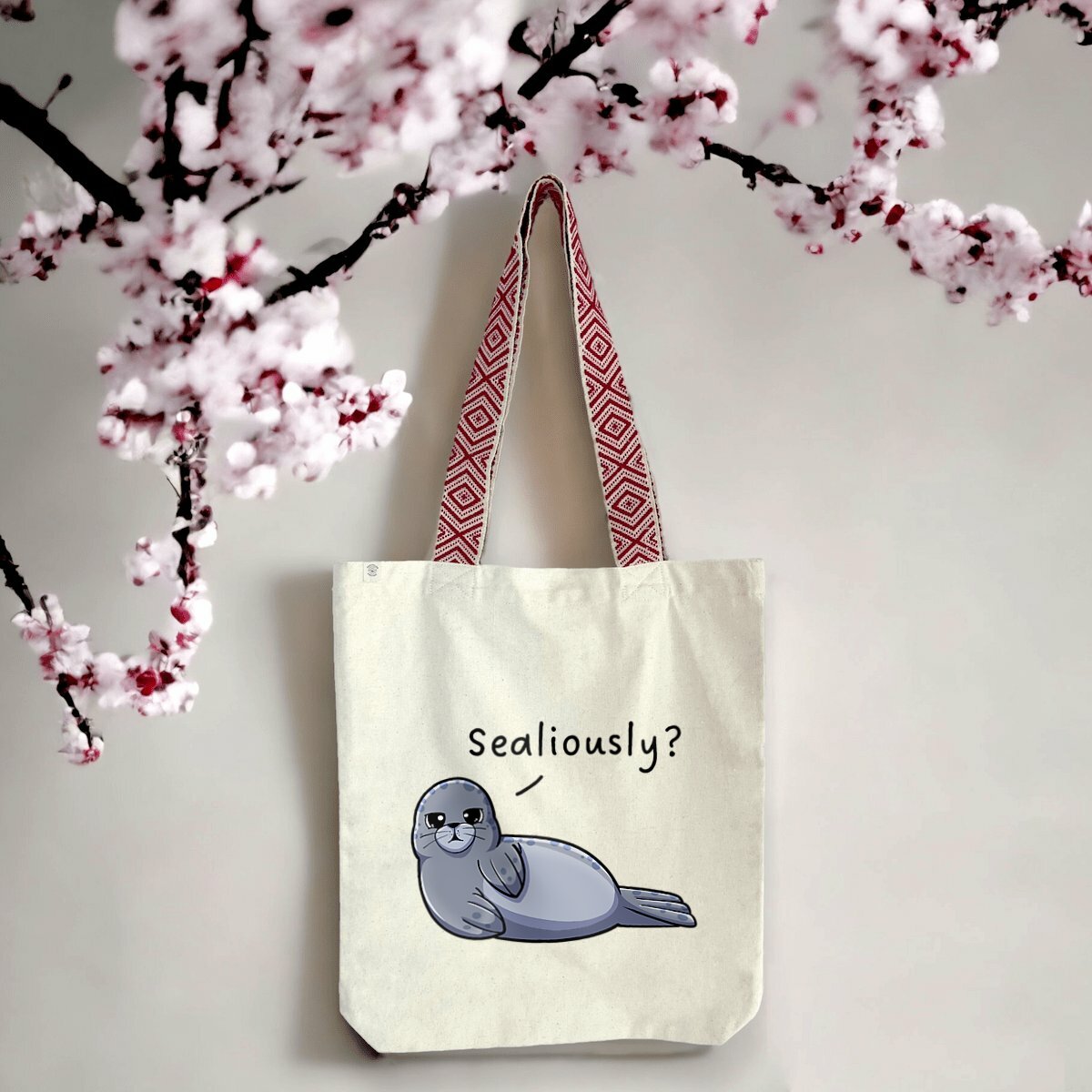 totebag éthnique phoque