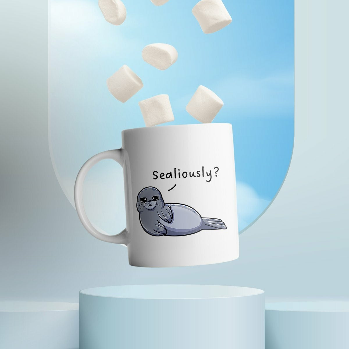 Mug céramique phoque