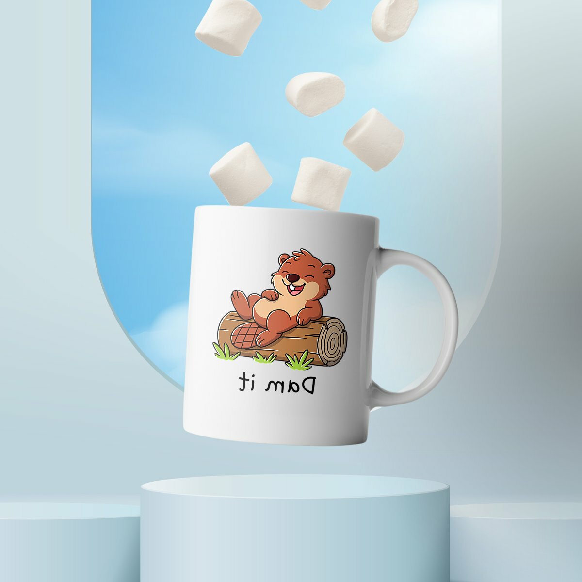 Mug céramique castor